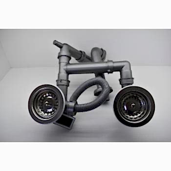 Franke Dominox Blanco Ukinox 1.5 Gözlü Granit Evye Sifon Takımı Yuvarlak Taşmalı