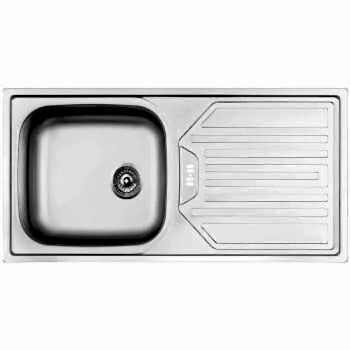 İNTEGRAL ÇELİK EVİYE 43,5 X 86 CM DEKORLU TEZGAHA SIFIR