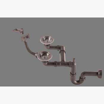 Franke Dominox Blanco Ukinox 1.5 Göz Evye Sifon Takımı Kare Taşmalı